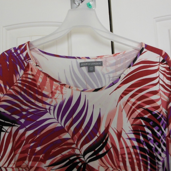 Jessica London 3/4 sleeve blouse, size 26W - Picture 4 of 7